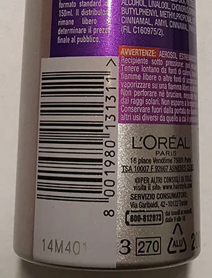 Mousse per capelli «Studio Line» — foto 3 dell'alert A12/01956/23