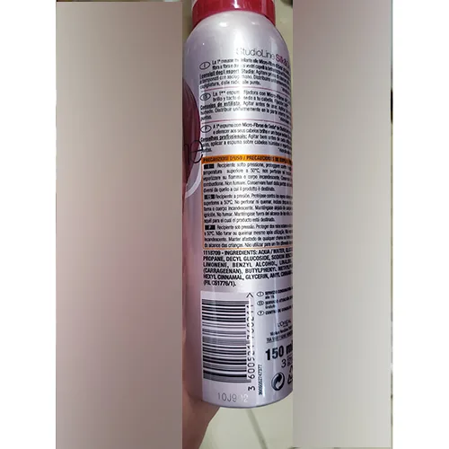 Mousse per capelli «STUDIOLINE SILK &amp; GLOSS FIXING MOUSSE» — foto 1 dell'alert A12/01356/24