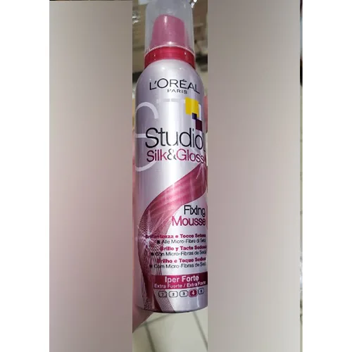 Mousse per capelli «STUDIOLINE SILK &amp; GLOSS FIXING MOUSSE» — foto 7 dell'alert A12/01356/24