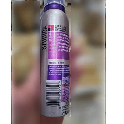 Mousse per capelli «STUDIOLINE SILK &amp; GLOSS MOUSSE VOLUME» (L'OREAL PARIS)
