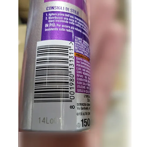 Mousse per capelli «STUDIOLINE SILK & GLOSS MOUSSE VOLUME» — foto 3 dell'alert A12/01357/24