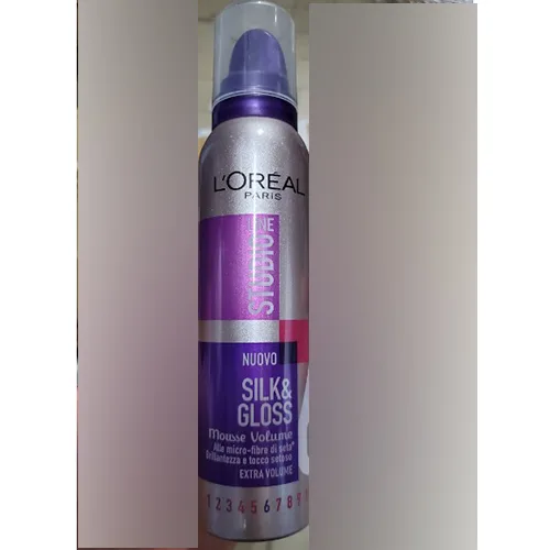 Mousse per capelli «STUDIOLINE SILK & GLOSS MOUSSE VOLUME» — foto 7 dell'alert A12/01357/24