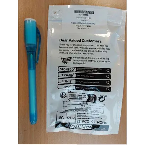 Penna «STYLO INVISIBLE LUMIÈRE LUMINEUSE STYLO UV STYLO MAGIQUE APPRENTISSAGE SECRET POUR ENFAN…» — foto 4 dell'alert SR/01519/25