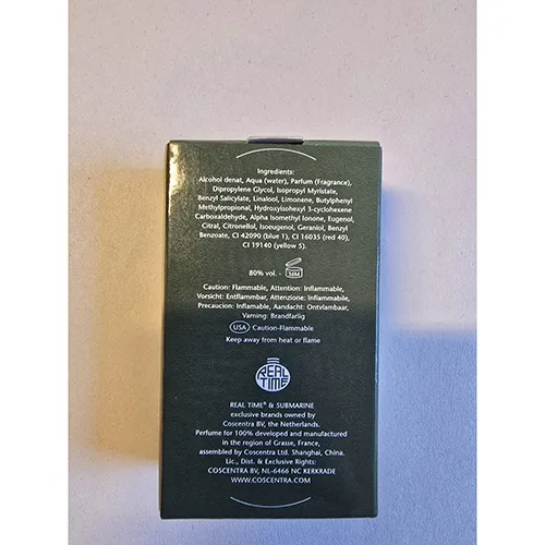 Eau de toilette «SUBMARINE» (REAL TIME)