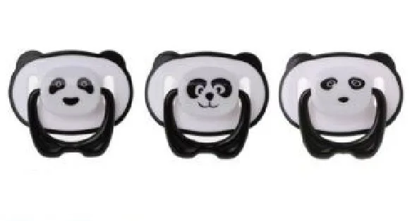 Succhietto per bambini «Sucette panda nouveau-né silicone sucette orthodontique nourisson»