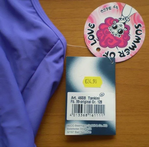 Costumi da bagno per ragazze (tankini) «SUMMER OF LOVE» — foto 3 dell'alert A12/1406/15