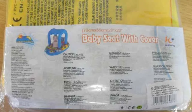 Seggiolino per bambini con copertina & #13; & #13; «Sun Attraction - Baby seat with cover» — foto 2 dell'alert A12/1096/12