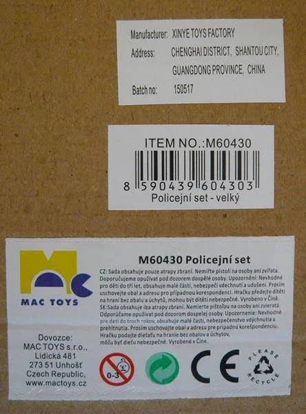 Set di polizia «Super battle Military» — foto 2 dell'alert A12/0110/18
