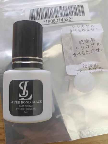 Adesivo per ciglia «Super Bond Black fast drying eyelash adhesive» (SL)