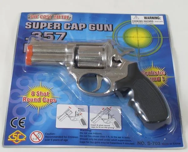 Pistola giocattolo «SUPER CAP GUN .357 Magnum» (SC)