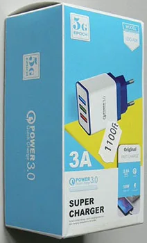 Caricabatterie USB «SUPER CHARGER / POWER Quick Charge 3.0» (Qualcomm)
