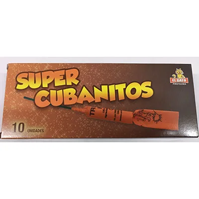 Fuochi d'artificio «Super Cubanitos» (Pirotecnia El Gato SL)