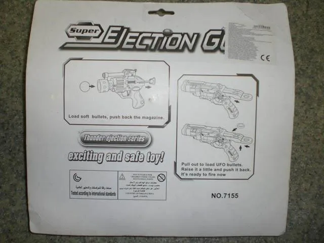Pistola giocattolo «Super Ejection Gun» — foto 3 dell'alert A11/0060/14