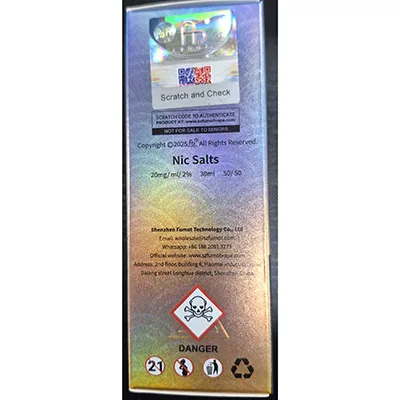 Cartuccia elettronica per sigarette «SUPER ICE» (FUMOT)