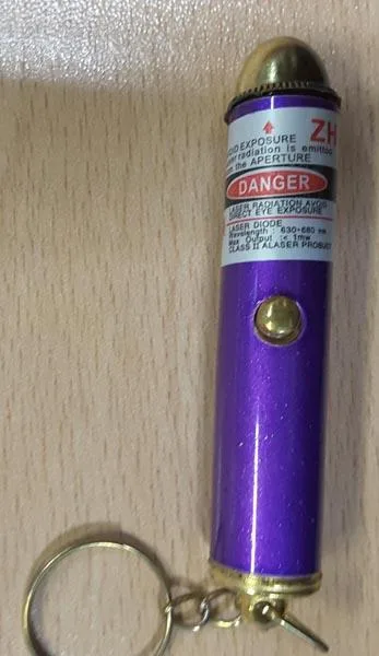 Puntatore laser e palla giocattolo «Super Laser» — foto 2 dell'alert A12/1676/16