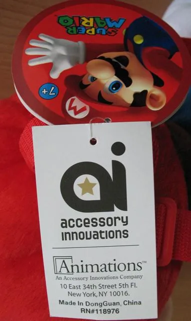 Zaino di peluche «Super Mario plush backpack» — foto 3 dell'alert A12/0753/13