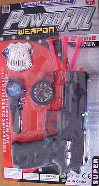 Set di gioco della polizia &amp; #13; &amp; #13; «Super police set - PowerFUL WEAPON»