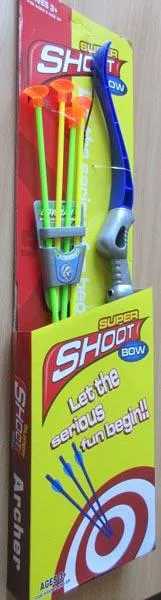 Arco giocattolo e freccia «Super Shoot Bow» (Norbi-Toys)