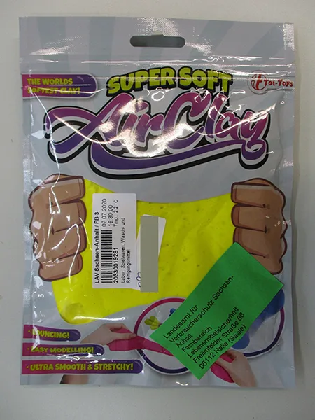 Argilla di modellazione «Super Soft Air Clay» (Nugar)