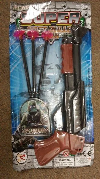 Set di armi giocattolo «Super soft bullet gun» (P.H. Kris - Taem)