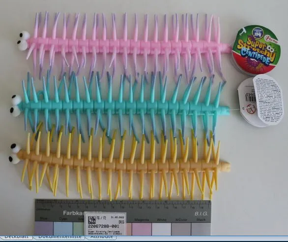 Giocattolo di puffer «Super Stretchy Centipede» (ToiToys)
