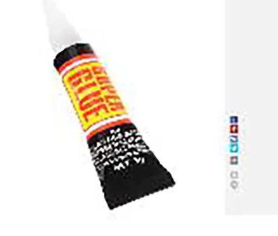 Colla multiuso «Superglue - Cyanocrylate adhesive» — foto 1 dell'alert A12/00166/22