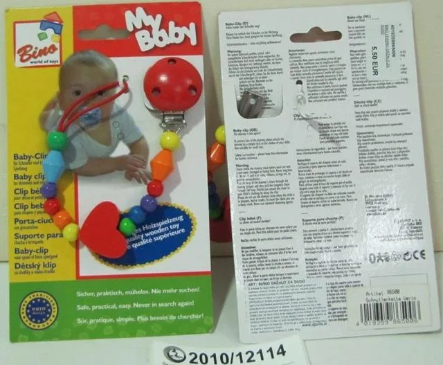 Supporto per succhietto "My Baby Baby-Clip" (Bino)