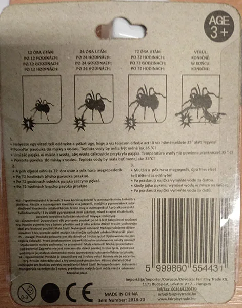 Giocattolo espandibile «SURPRISE SPIDER» — foto 2 dell'alert A12/01119/22