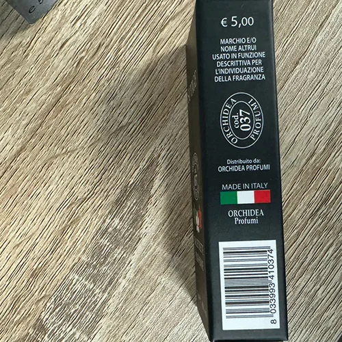 Eau de toilette «Suvage  cod.037» (Orchidea Profumi)