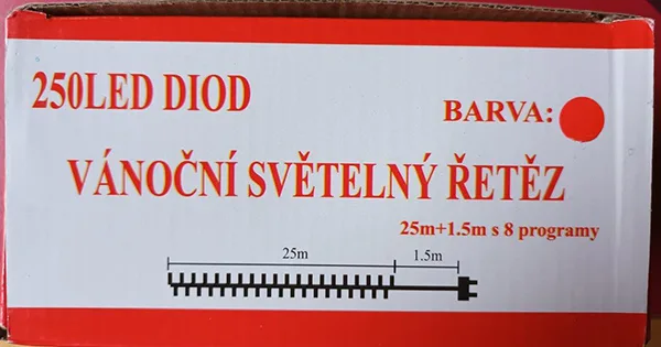 Catena di illuminazione «Světelný řetěz LED diody» — foto 7 dell'alert A12/00712/23
