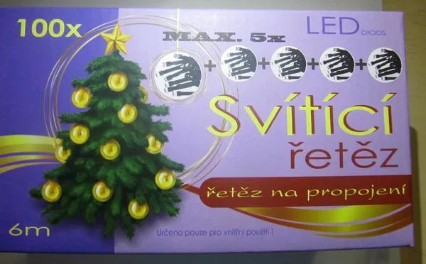 Catena di illuminazione «Svitici retez» (Unknown)