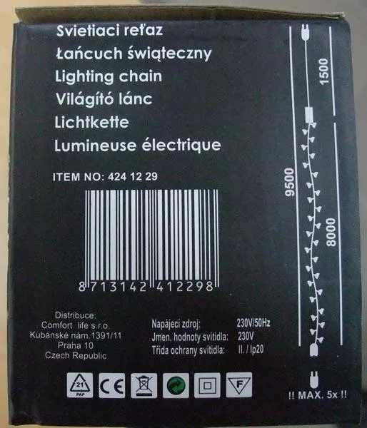 Catena di illuminazione «Svitici Retez» — foto 2 dell'alert A12/1089/17