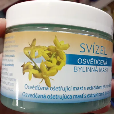 Unguento alle erbe «SVÍZEL proven herbal ointment with clove extract and beeswax» — foto 2 dell'alert A12/01098/24
