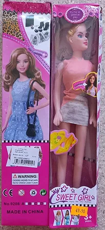 Bambola di plastica «SWEET GIRL, Enjoy the new fashion»