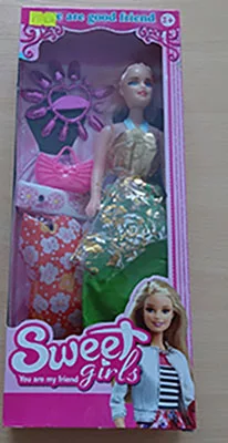 Set di bambole di plastica «Sweet girls» (UNDER WRAPS)