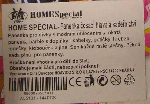 Bambola di plastica «Sweet Girlz» (Home Special)