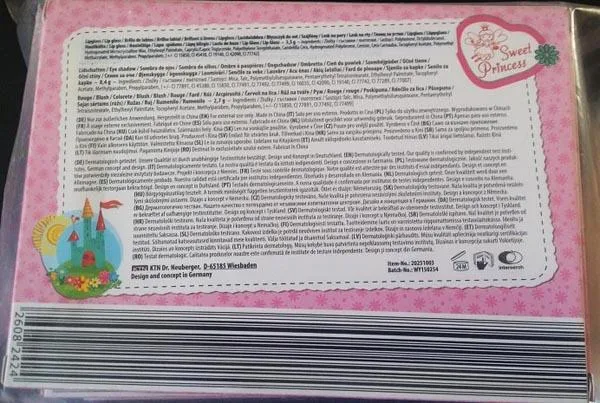 Set di trucco per bambini «Sweet Princess» — foto 2 dell'alert A12/0391/16