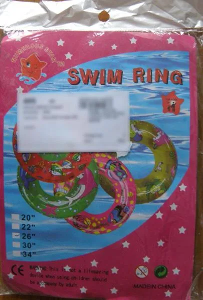 Anello gonfiabile di nuoto «SWIM RING» (Numerous Star)