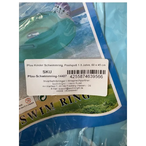 Sedile da bagno «Swim Ring; Pfau Kinder Schwimmring» — foto 2 dell'alert SR/03031/26