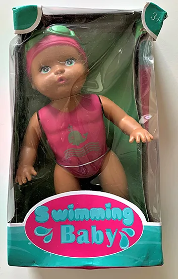 Bambola di plastica «Swimming Baby»