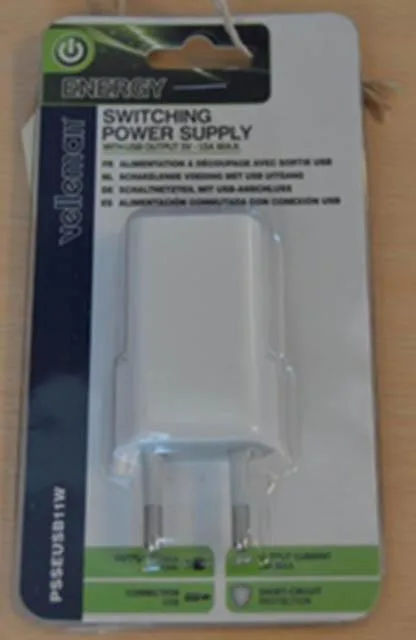 Caricabatterie USB «Switching Power Supply» (Velleman)