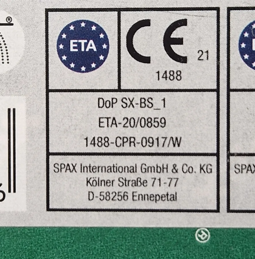 Vite di calcestruzzo «SX-BS-14» (SPAX)