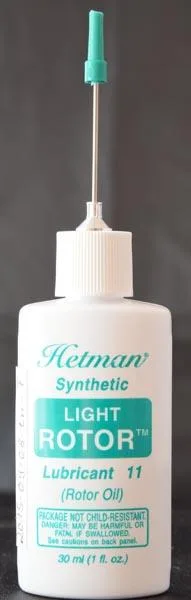 Olio valvolare per strumenti musicali «Synthetic light rotor lubricant 11» (Hetman)