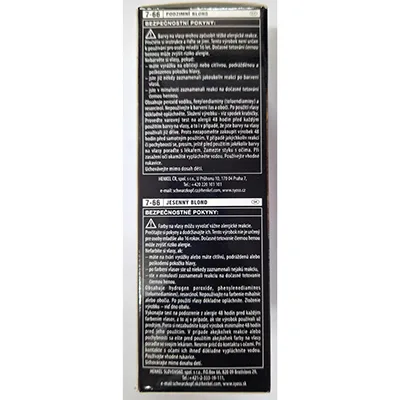 Tintura per capelli «SYOSS PROFESIONAL PERFORMANCE PERMANENT COLORATION» — foto 4 dell'alert SR/01043/26