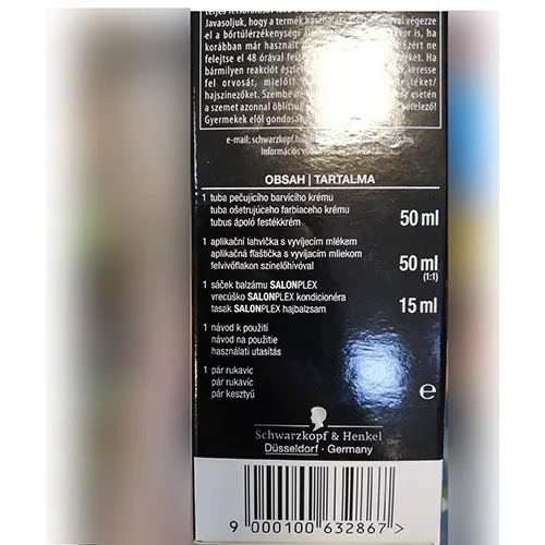 Tintura per capelli «Syoss, Professional Performance, Sanoplex Professional anti-damage care,» — foto 2 dell'alert SR/03807/25