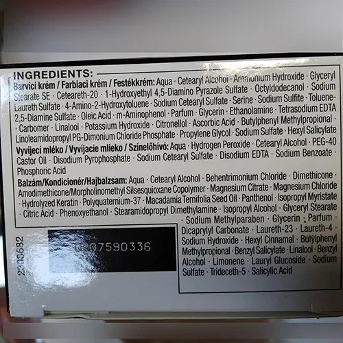 Tintura per capelli «Syoss, Professional Performance, Sanoplex Professional anti-damage care,» — foto 5 dell'alert SR/03807/25