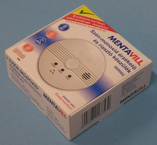 Rivelatore di monossido di carbonio «Szén-monoxid érzékelő és riasztó készülék (Carbon-monoxide Detector and Alarm)» — foto 2 dell'alert A12/0590/15