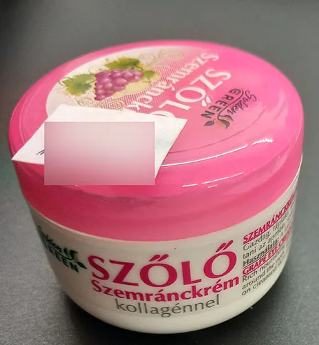 Crema per gli occhi «Szőlő szemránckrém» (Golden Green)