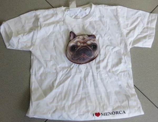 T-shirt con elementi decorativi di felpa — foto 5 dell'alert A12/1458/17