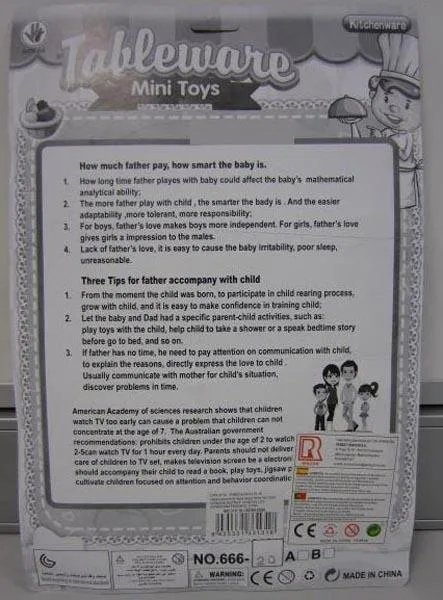Set giochi da cucina «Tableware, Mini Toys» — foto 3 dell'alert A12/1760/16